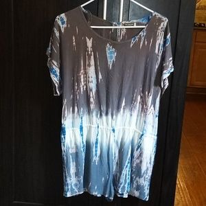 Tie dye pastel summer romper